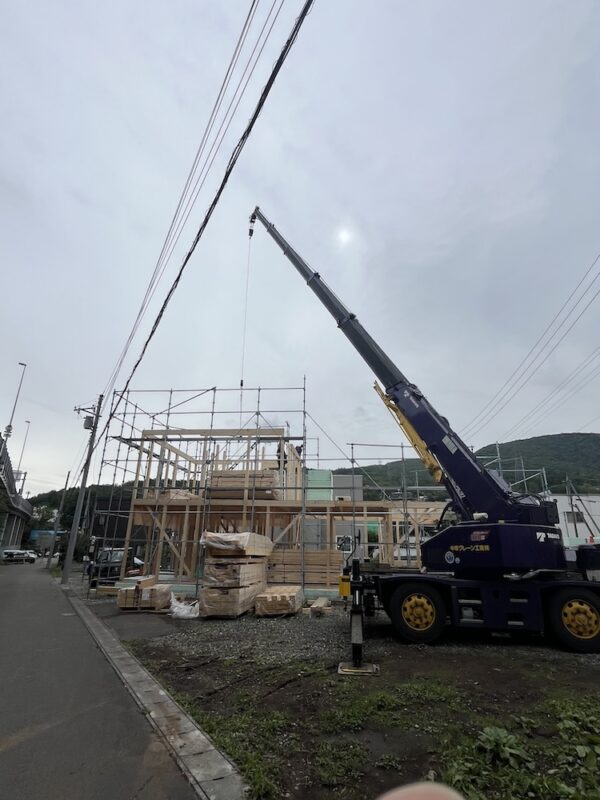 小樽 新光の家 2階建て方